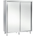 Upright Pan cupboard Stainless steel Sliding doors 3 shelves 1200x600x1800mm - CEGSK12618SM