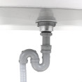 Commercial Pot Wash Sink Stainless steel 1 bowl Splashback Bottom shelf 1800x600x900mm Square legs - CEPSA18060U