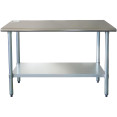 Commercial Work table Stainless steel Bottom shelf 1200x600x900mm - CEWTG600X1200