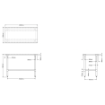 Commercial Work table Stainless steel Bottom shelf 1200x600x900mm - CEWTG600X1200