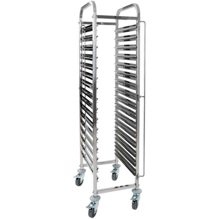 B GRADE Rack/Tray/Pan Trolley Stainless steel Bakery 600x400mm 15 tier 470x620x1700mm - RT6415 B GRADE B GRADE Rack/Tray/Pan Trolley Stainless steel Bakery 600x400mm 15 tier 470x620x1700mm - RT6415 B GRADE