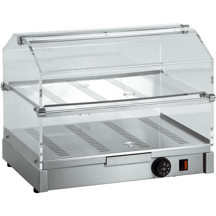 Professional Heated Showcase Display, Pie Warmer 2 levels - CESW395