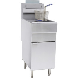 Twin Basket Professional Free standing Fryer Natural gas Single tank 36 litres 44kW - CEGF150