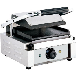 Heavy Duty Panini Contact grill Single Smooth - CEEG01B