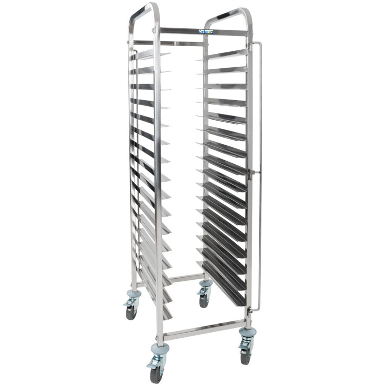 15 Tier Rack/Tray/Pan Trolley Stainless Steel 30xGN1/1 tray capacity - CERT2115