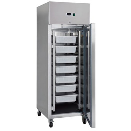 600lt Commercial Fish Fridge Stainless Steel Upright cabinet Single door Ventilated cooling  - CER600FISH