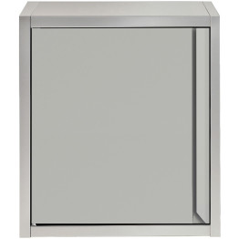 Wall cabinet 1 hinged door Stainless steel Width 600mm Depth 400mm - CETHWSR64