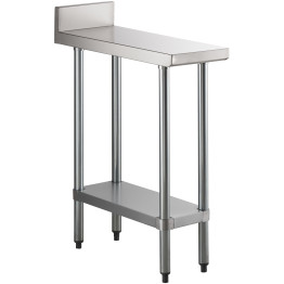 Commercial Stainless Steel Work Table Bottom shelf Upstand 300x700x900mm - CEWT7030GB