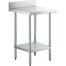 Commercial Stainless Steel Work Table Bottom shelf Upstand 700x700x900mm - CEWT7070GB