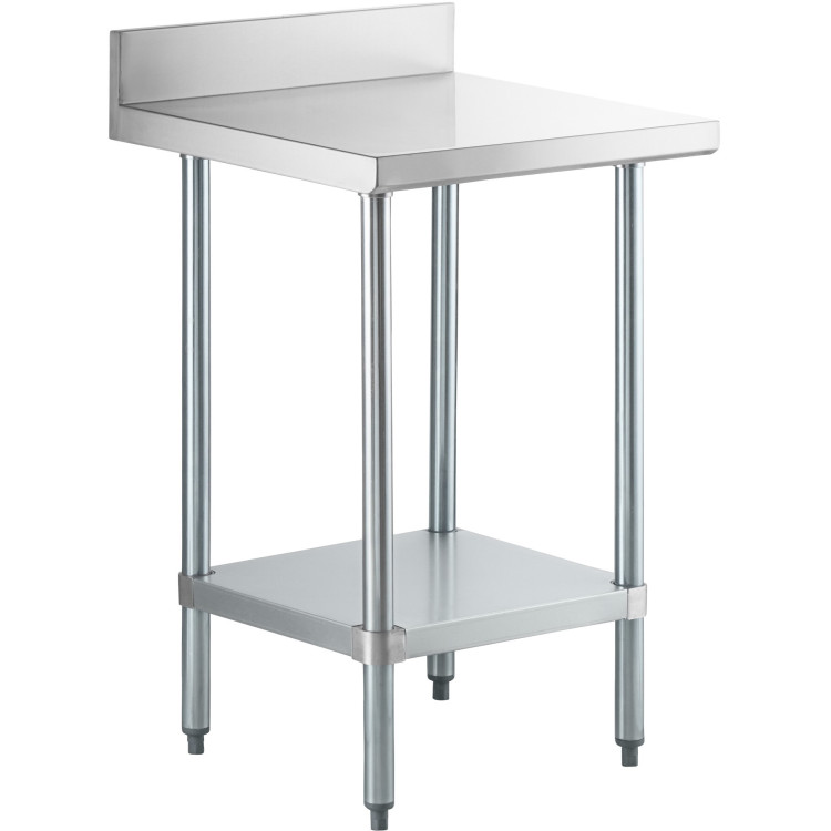 Commercial Stainless Steel Work Table Bottom shelf Upstand 700x600x900mm - CEWT6070GB