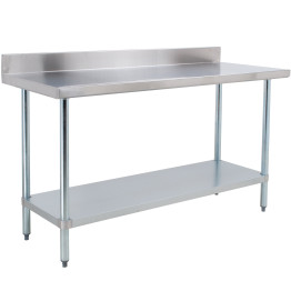 Commercial Stainless Steel Work Table Bottom shelf Upstand 1800x700x900mm - CEWT70180GB