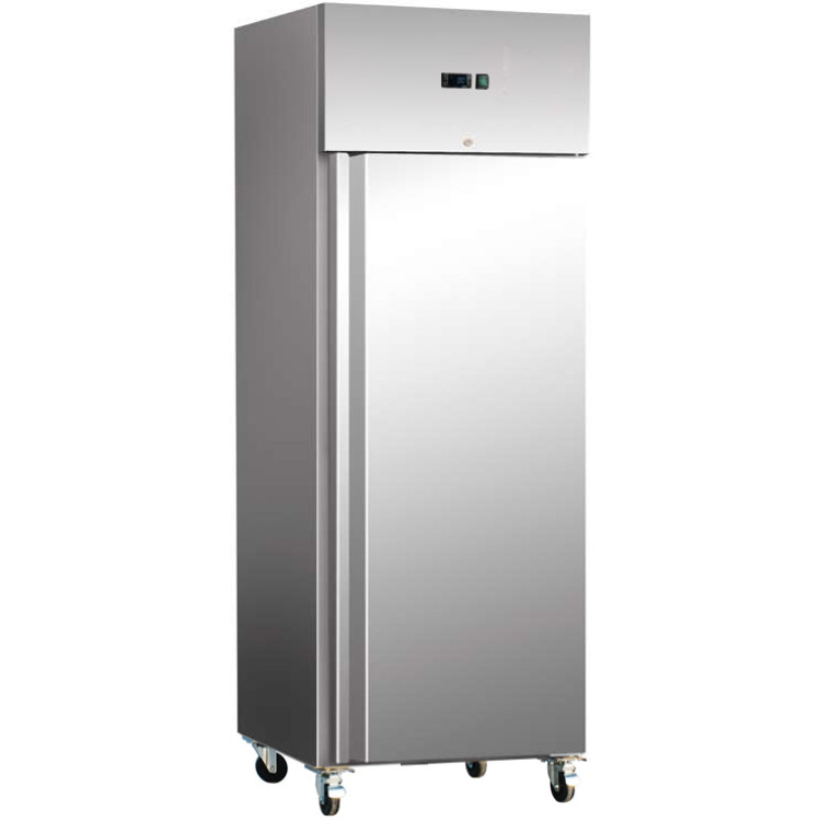 600lt Commercial Refrigerator Stainless Steel Upright cabinet Single door GN2/1 Ventilated cooling - CER600V