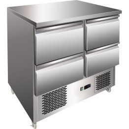 Refrigerated prep Counter 4 drawers 260lt - CETHS9014D