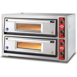 Electric Pizza Oven Premium 2 chambers 920x920mm Capacity 9+9 pizzas at 12" 230V/1 phase - CEPF9292DE