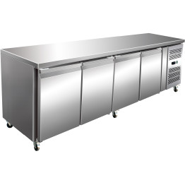 Professional Refrigerated Counter 4 doors Depth 600mm - CETHSNACK4100TN