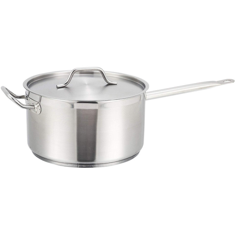 Professional Saucepan with Lid and Helper handle Stainless steel 9.8 litres - CESE22816