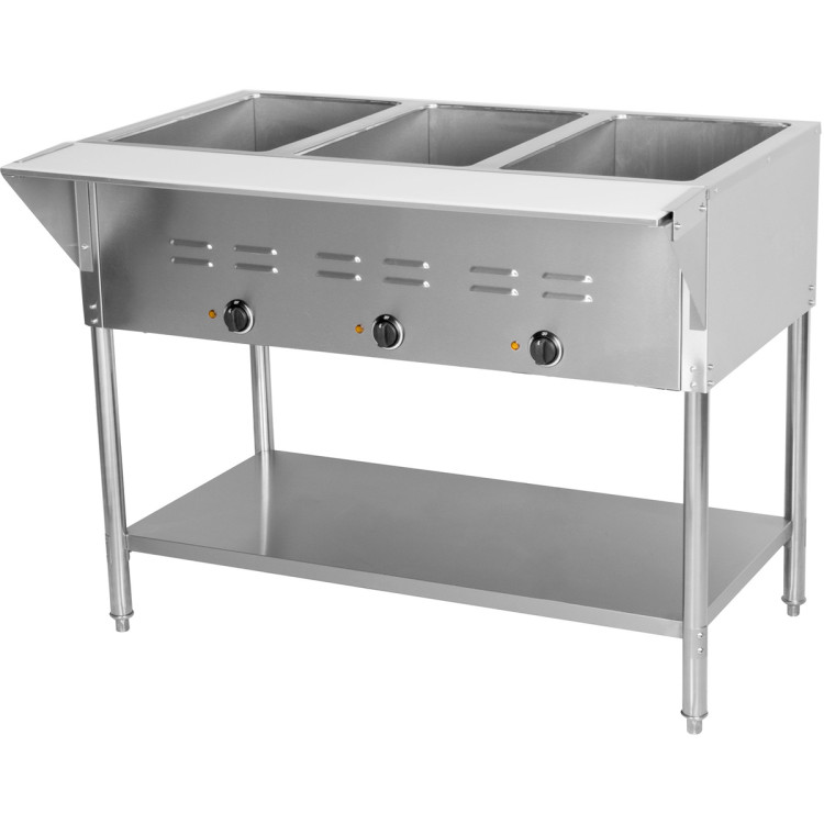 Commercial Bain Marie Table 3xGN1/1 Dry heat - CENVC3