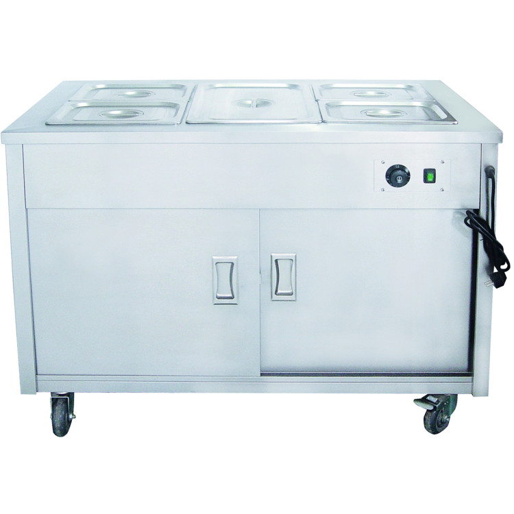Mobile Dry Bain Marie on Cupboard 3xGN1/1 - CEMH3 Mobile Dry Bain Marie on Cupboard 3xGN1/1 - CEMH3