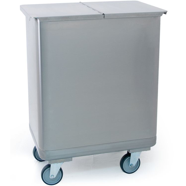 Catering Ingredient Bin Trolley Stainless steel 120 litres - CEAER47 Catering Ingredient Bin Trolley Stainless steel 120 litres - CEAER47