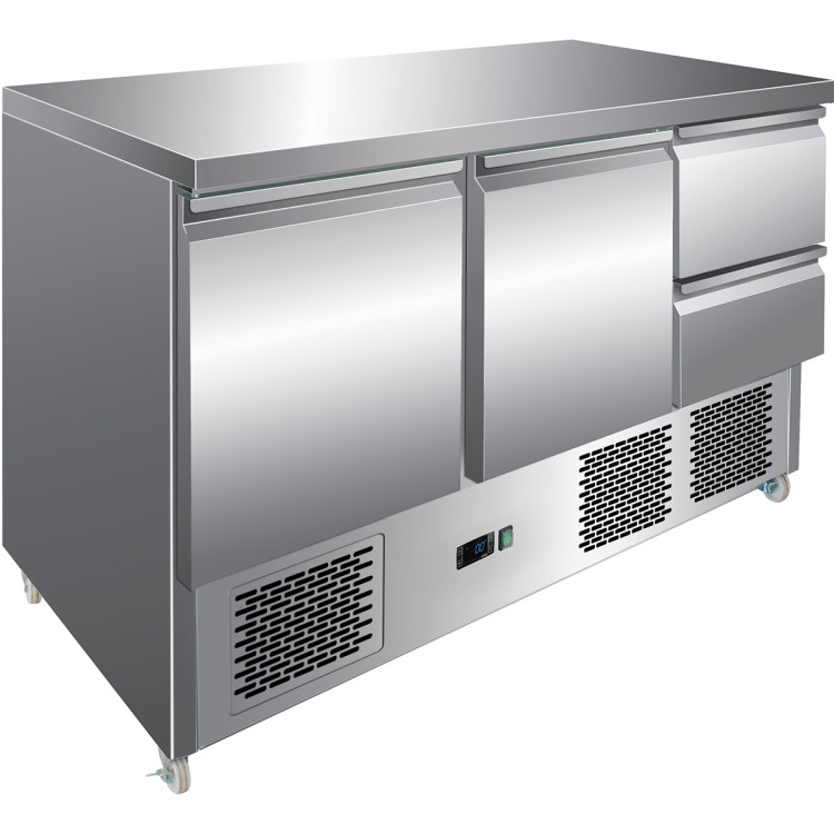 Commercial Refrigerated Counter 2 drawers 2 doors - CETHS9032D