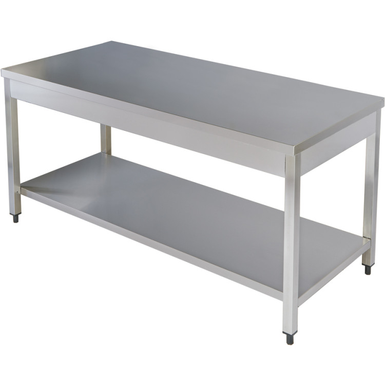 B GRADE Professional Work table Stainless steel Bottom shelf 1100x600x900mm - VT116SL B GRADE