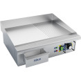 Commercial Griddle Smooth/Ribbed 560x500x240mm 3kW Electric - CEEG5482 Commercial Griddle Smooth/Ribbed 560x500x240mm 3kW Electric - CEEG5482