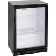 B GRADE Back bar cooler 1 hinged door 128 litres Black - BC01PP B GRADE