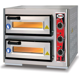 Electric Pizza Oven 2 chambers 400x400mm  Capacity 1+1 pizzas at 16" 230V/1 phase - CEPF4040DE3