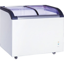 Commercial Display Chest freezer Curved sliding glass lid 190 litres - CELVNT266