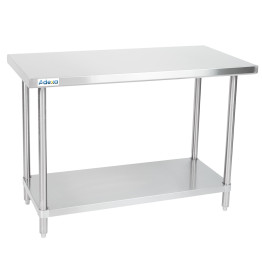 Commercial Work table Stainless steel Bottom shelf 1200x750x900mm - CEWTG750X1200