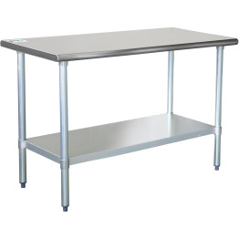 Commercial Work table Stainless steel Bottom shelf 1200x600x900mm - CEWTG600X1200