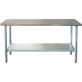 Commercial Work table Stainless steel Bottom shelf 1500x600x900mm - CEWTG600X1500