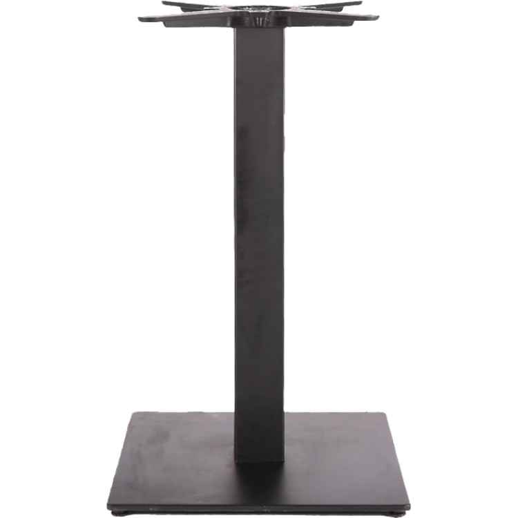 Black Cast Iron Table Base Square 500x500x720mm | CaterEq CEA037C