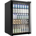 128L Glass Door Beverage Cooler 519 × 543 × 798 mm| CaterEq CEJC128VELF
