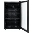 92L Commercial Display Fridge with Glass Door & LED Lighting – Black Bottle Cooler Beer Fridge  – CaterEq CELSC92YL