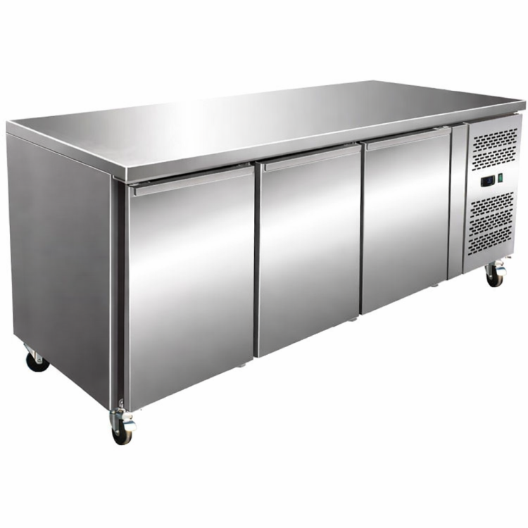 Commercial Refrigerated Counter 3 Doors Depth 700mm | CaterEq CETHP3100TNEC