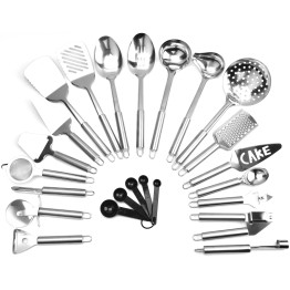 20 Piece Essential Cooking Utensil Kit Stainless Steel - CEC0079