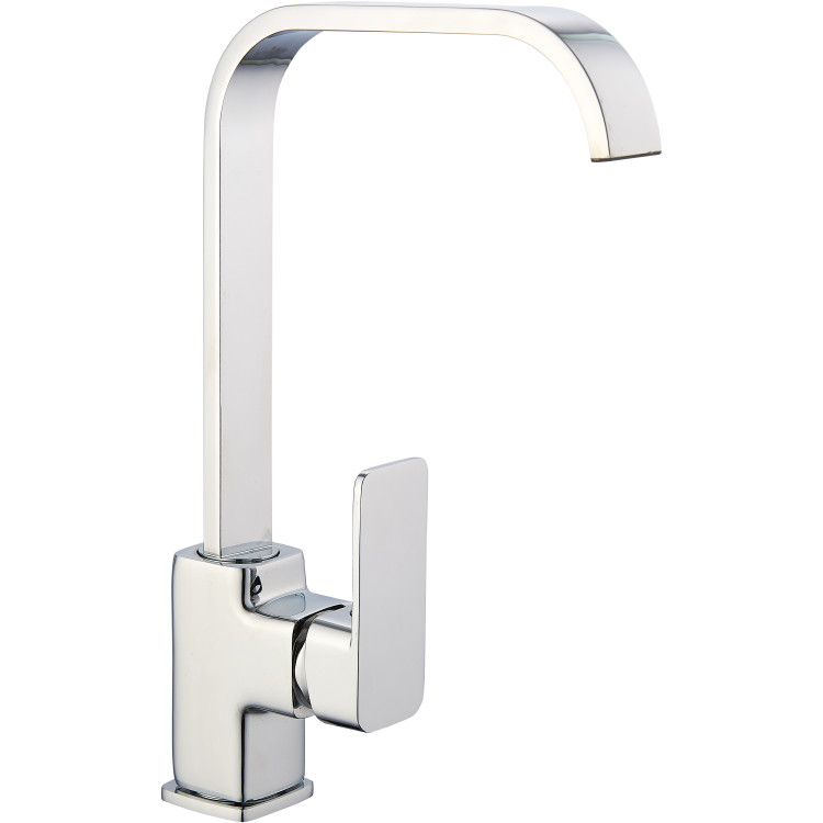 Basin Mixer Tap with Stainless Steel Spout Single Lever Chrome - CE70248001