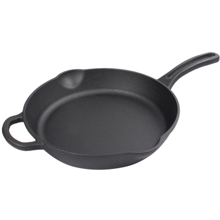 Cast Iron Skillet Pan Round Pre-seasoned ø305mm - CEKBJP30