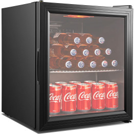 Bottle cooler Glass door 50 litres Black - CEBC50