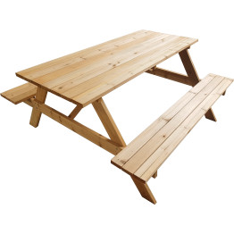 Beer Garden Table 160x160x75cm Firwood - CE572006