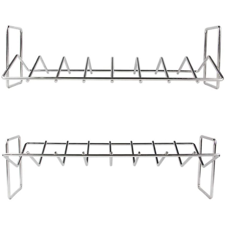 BBQ Roasting & Rib Rack for 16'' & 18'' Kamado grills - CEAUURM