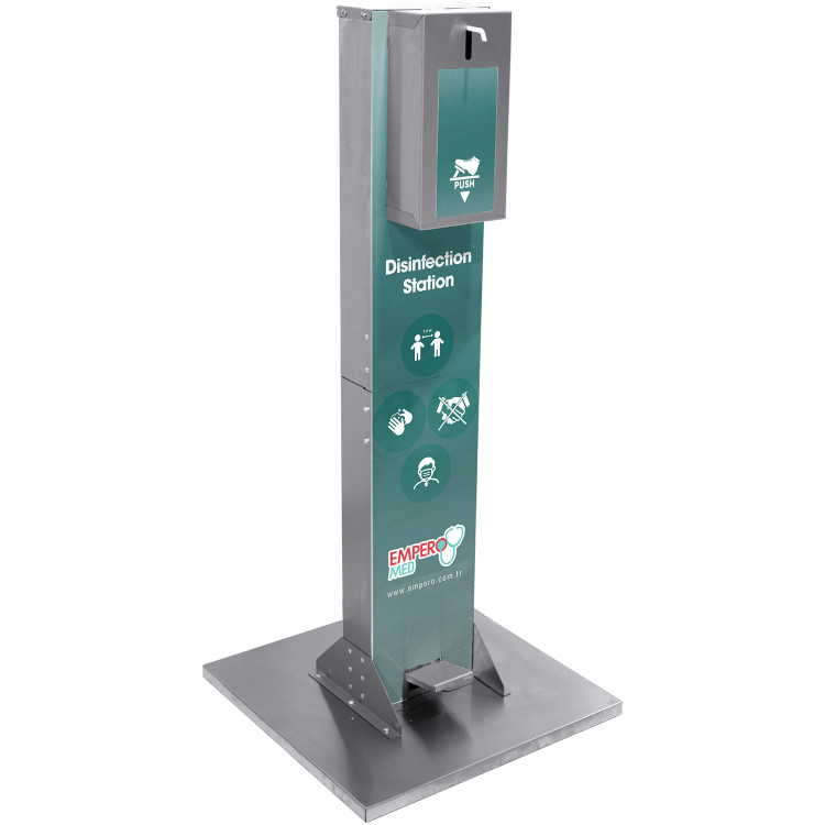 B GRADE No-contact Disinfection Stand Stainless steel Height 1125mm - AYK001 B GRADE 