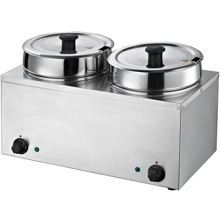 Bain Marie 2 Hot pots 2x6.5 litres - CEBMP72