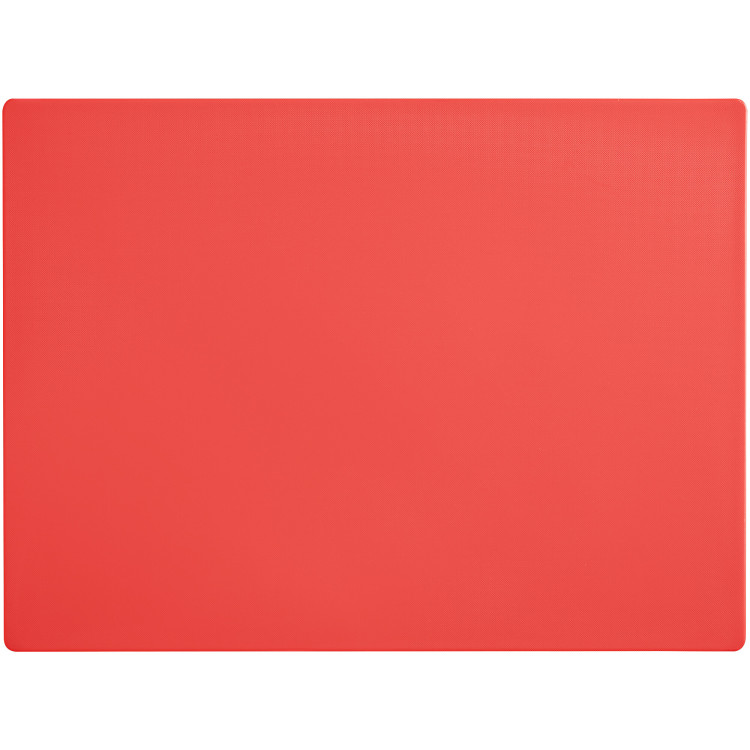 500mm x 350mm Commercial Cutting Board in Red 20mm - CELK35502TRE