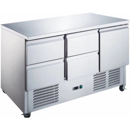 Commercial Refrigerated Counter 4 drawers 1 door - CETHS9034D