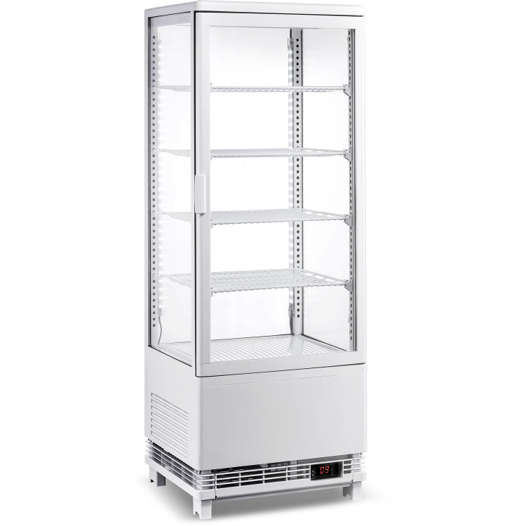 Countertop Display Fridge 98 litres 4 shelves White 1 flat door  - CECL98W