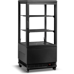 Countertop Display Fridge 68 litres 3 shelves Black 1 flat door - CECL68B