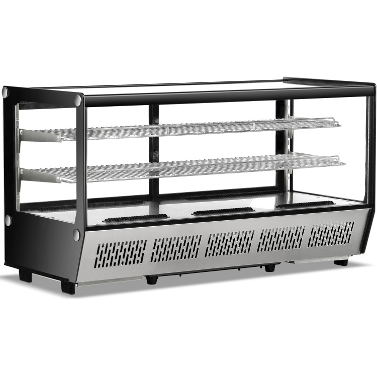 Display Merchandiser Fridge 200 litres 2 shelves Stainless steel - CECW200SS