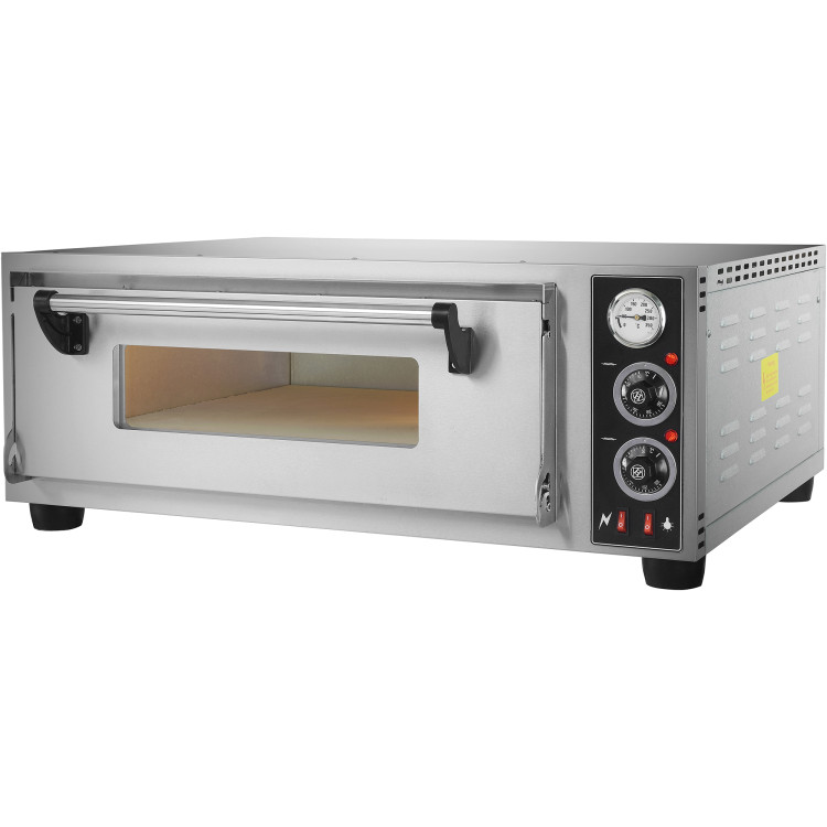 Commercial Pizza oven Electric 1 chamber 610x610mm 350°C Mechanical controls 4.2kW 220V - CEBSD101610610